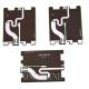 PTFE Teflon PCB Board 2 Layer Black OSP F4B High Frequency PCB