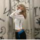 Women'S Side Sexy Tight T Shirts Slim Line Street Hollow Out T Shirt Long-Sleeved