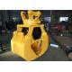 3/4 Inch BSP Excavator Rotating Grapple Lower Rotate Speed Easy Operation Internal Linkage