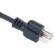 Canada UL Listed Male To Female Power Cord 3 Pin For Kitchen Appliances