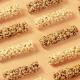 Round Highland Barley Sticks Rice Crackers Snack