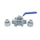 DN8-DN100 Manufacturers Stainless Steel Three-Piece Ball Valve Live Then Surfacing