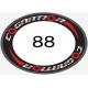 OEM Road Bike Wheel Stickers / Specialized Bike Decals Corrosion Resistance