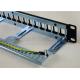19 1U 24Port Cat6 Cat5e UTP/STP  Unload Modular Blank Patch Panel with manager bar and Grounding wire