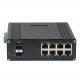 Industrial L2+ 8-Port 10/100/1000T 802.3at PoE + 2-Port 1000X SFP Managed Ethernet Switch