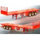 3 axle 20ft 40ft long flat bed trailers  / custom flatbed trailers