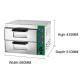 Commercial Baking Equipment for Pizza Shop Temperature 50-350C Outline Dimension 560*556*435mm