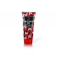 Durable High Impact  Plastic Cosmetic Tubes Red Screw On Cap 150ml 5.07 Fl.OZ