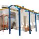 ABD Powder Coating Production Line With Curing Oven Automatic Spray Booth