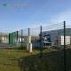 Easy Installation Garden Security Perimeter Customized 3D Curved Iron Wire Mesh Fence Peach Shape Post Fencing