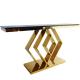 Console table near the wall light luxury entryway table Hotel lobby end view table