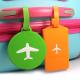 Custom pvc luggage tag for travel suitcase