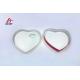 Valentine Day Customized Heart Shape Paper Jewelry Boxes With PET Window Lid