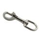 Polished Stainless Steel Boat Chain Swivel Eye Spring Snap Hook 73mm for Heavy Industry
