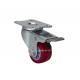 Zinc Plated 1.5 35kg Plate Brake TPU Caster 26215-83 for Heavy Duty Material Handling