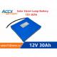 12V 30Ah Solar Street Lamp Battery Pack li-ion or LiFePO4 batteries