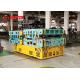 High Speed Steerable Die Transfer Cart , Normal Floor Forklift Turning Battery Transfer Cart