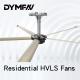 4.3m 0.7kw Gearless Residential HVLS Fans For Gyms