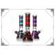 9mm Thick Borosilicate Glass Water Smoking Pipe With Copper Art Bongs Mix Color