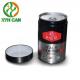 Coffee Tin Can Size 100G Capacity Coffee Storage Round Cans with Tin Screw Cap for Packaging Powder