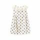 Lovely 100% cotton polka dot sleeveless kids girl casual summer dress