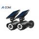 Black Color Solar Led Motion Sensor Light PIR Led Street Light 120° Detection Angle