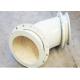 3.65g/Cm3 High Alumina Ceramic Lined Pipe Fittings , FBE Wear Resistant Elbow