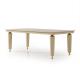 Marble Rectangle White Solid Wood Frame Dining Table Luxury Home Furniture