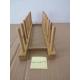 Multi Functional Bamboo Display Unit Bamboo Plate Stand For Kitchen