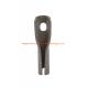 Heat Treated Spring Clip Clamp , Hardened Steel Punch Parts Black Phosphated