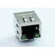 ARJM11A1-809-KK-EW2 RJ45 2.5G BASE-T Ethernet Jack With LED，EMI Finger