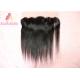 Straight Virgin Frontal Closure Hair , 13x4 Silk Lace Frontal Italian Human Hair