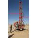 Truck mounted drilling rig in desert TST-150