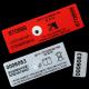 Magnetic Tamper Tags for Fuel Meters and Instruments Custom Red Anti Magnet Label