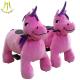 Hansel battery operated walking animal kids ride on plush unicorn for mall