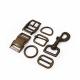Pet Collar Hardware Sets Strong Tension Metal Quickl Release Swivel Adjustable Buckles Wholesale