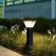 Minimalist 7W LED Solar Garden Light Landscape Decoration Bollard LED Lawn Lighting