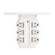 Wall Power Socket with Surge Protector ETL cETL Passed 6Way