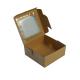 Food Grade Folding Cake Boxes With Window Paperboard Material Recycled
