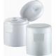 Custom Order Flip Top Cap Recyclable Direct 28mm White Cylindrical Plastic Flip Cap