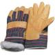 Pasted Cuff Pig Grain Ladies Winter Leather Gloves / Glove 22302