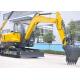 High Efficiency Excavator Heavy Equipment With 3245mm Digging Radius 45kw