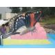 Indoor Water Playground Equipment Kids Water Pool Slides Butterfly Fiberglass