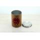 Flexible Kraft Paper Cans Packaging With Metal Lids For T-Shirt And Gift