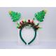 Portable Party Christmas Tree Hairband , Multiscene Cute Christmas Headbands