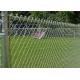 Safety Area Airport Security Fence Chain Link , Zoo Wire Mesh Different Colors