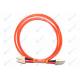 2.0mm SC Fiber Optic Jumper Orange Color -40 To +85 Temperature ≤0.2dB
