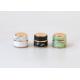 44mm Diameter 15g Biodegradable Cream Marble Plastic Cosmetic Jars