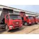Red Color 336HP HOWO Used Dump Trucks Tipper 6X4 With Good Condition