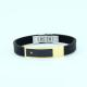 Factory Direct Stainless Steel High Quality Silicone Bracelet Bangle LBI17